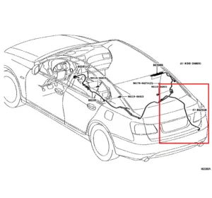 Жгут проводов усилителя  Lexus GS 8625130030